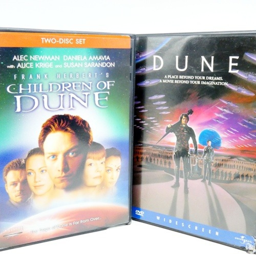 Frank Herbert's Dune TPB, 1984 DVD, Sci-Fi's Dune & Children of Dune Miniseries
